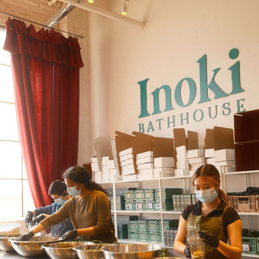 Inoki Bathhouse products and studio