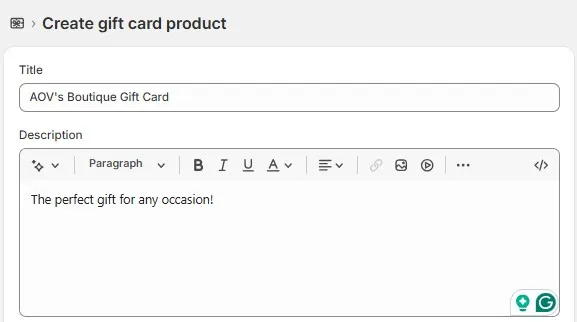 configure basic information