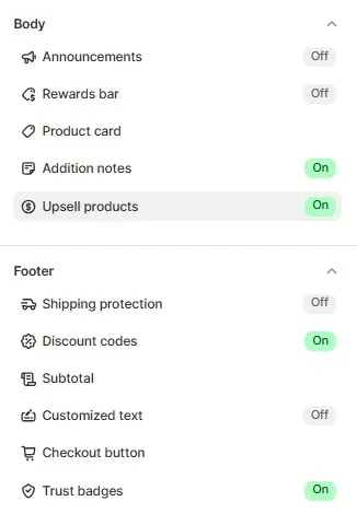 enable high converting feature