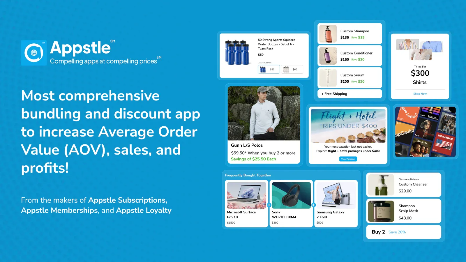 Appstle℠ Bundles & Discounts on aov-ai