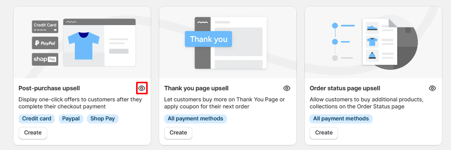 Create a new one-click upsell on AOV.ai Post Purchase Upsell