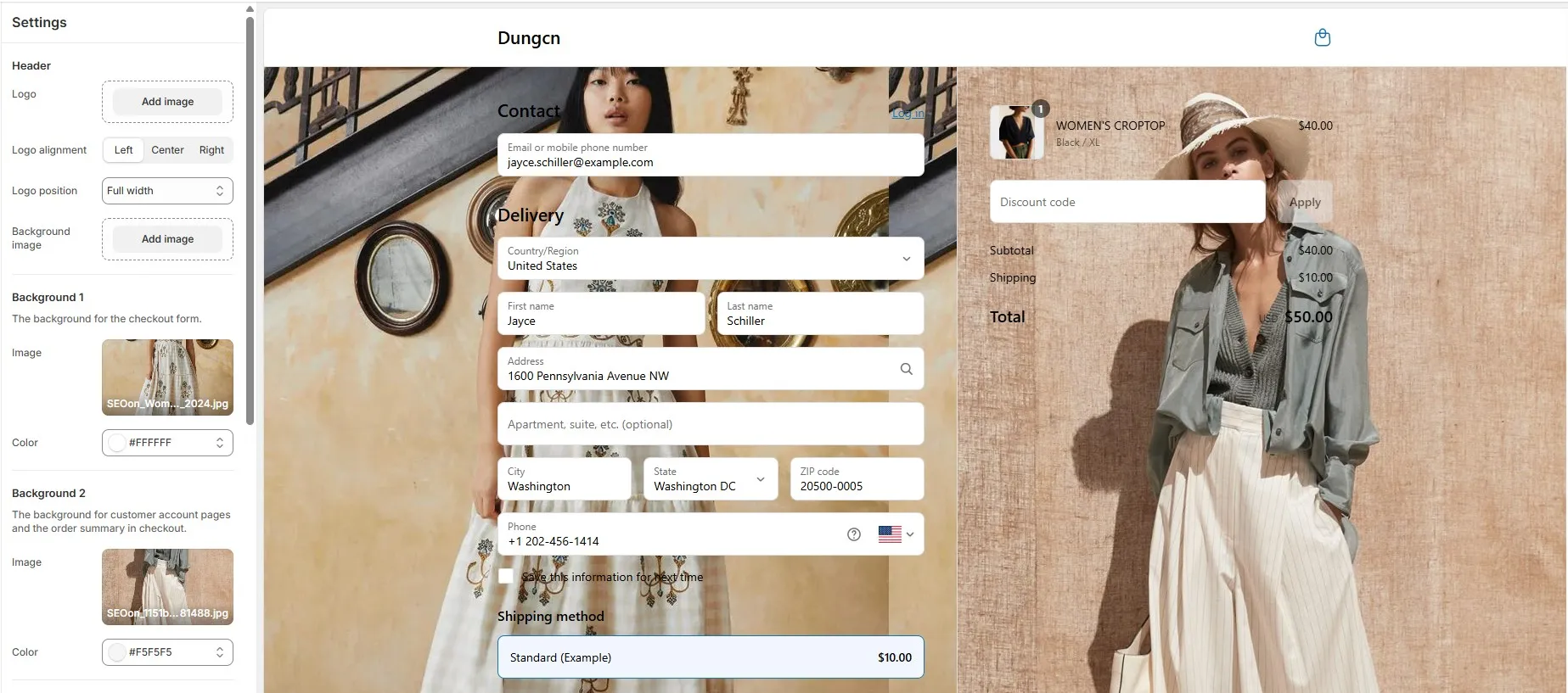 Customize basic elements on Shopify with the built-in tools