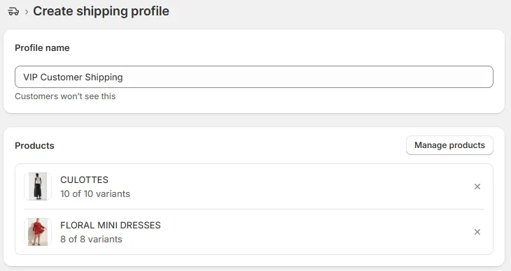 Select eligible products