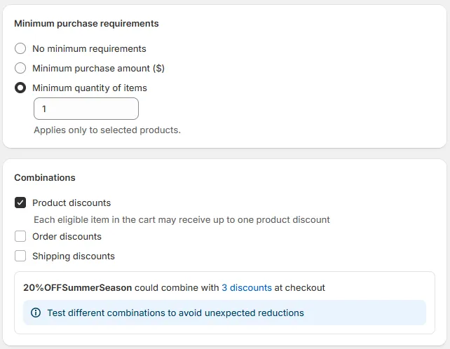 Set customer eligibility and usage limits on aov-ai