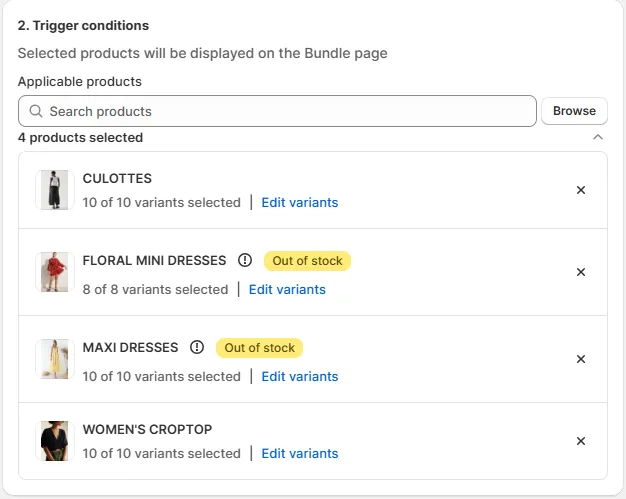 Set up your bundle builder structure