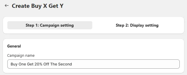 Set up your one-item discount on aov-ai