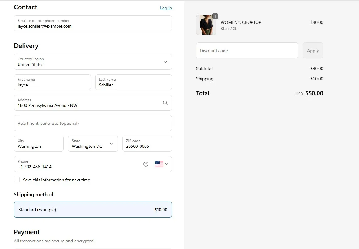 Test and Refine on Shopify's one-page checkout